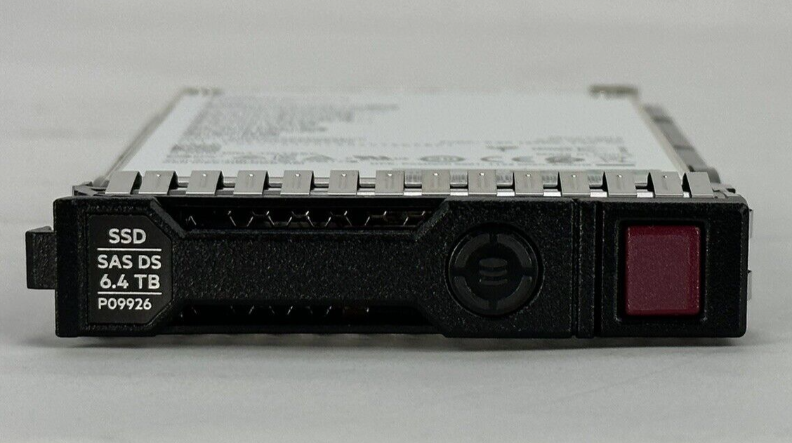 HPE 6.4TB 12G SAS MU SFF 2.5 SC SSD HP 35TBW 3DWPD Mixed Use Solid State