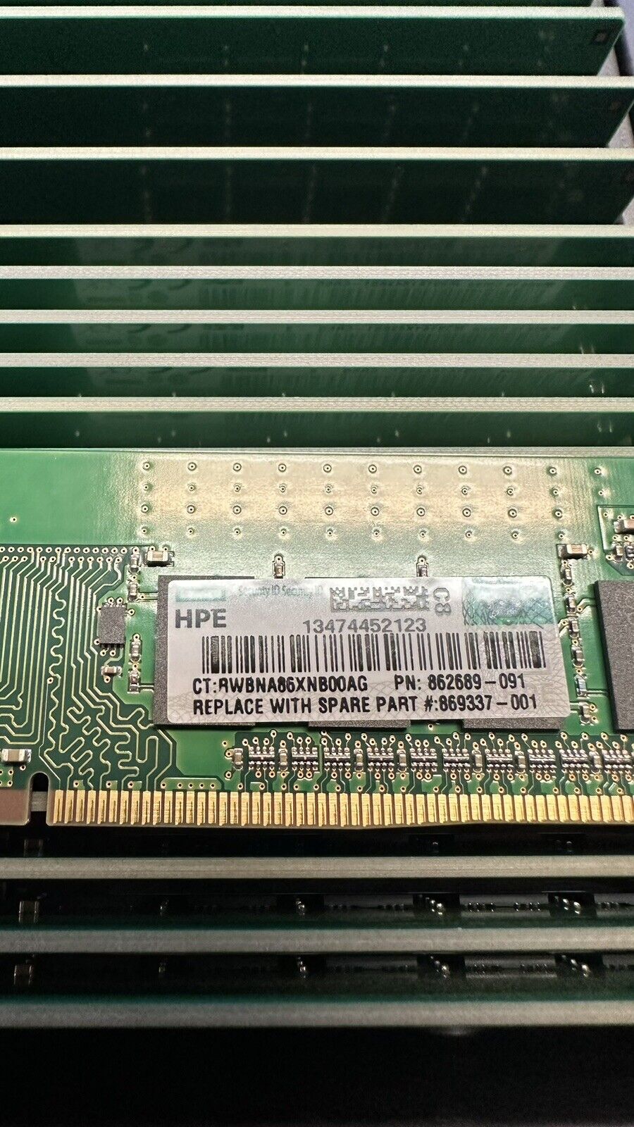 HPE Unbuffered ECC PC4-2400T-E 8GB Single Rank 1Rx8 DDR4 RAM Memory Xeon E UDIMM