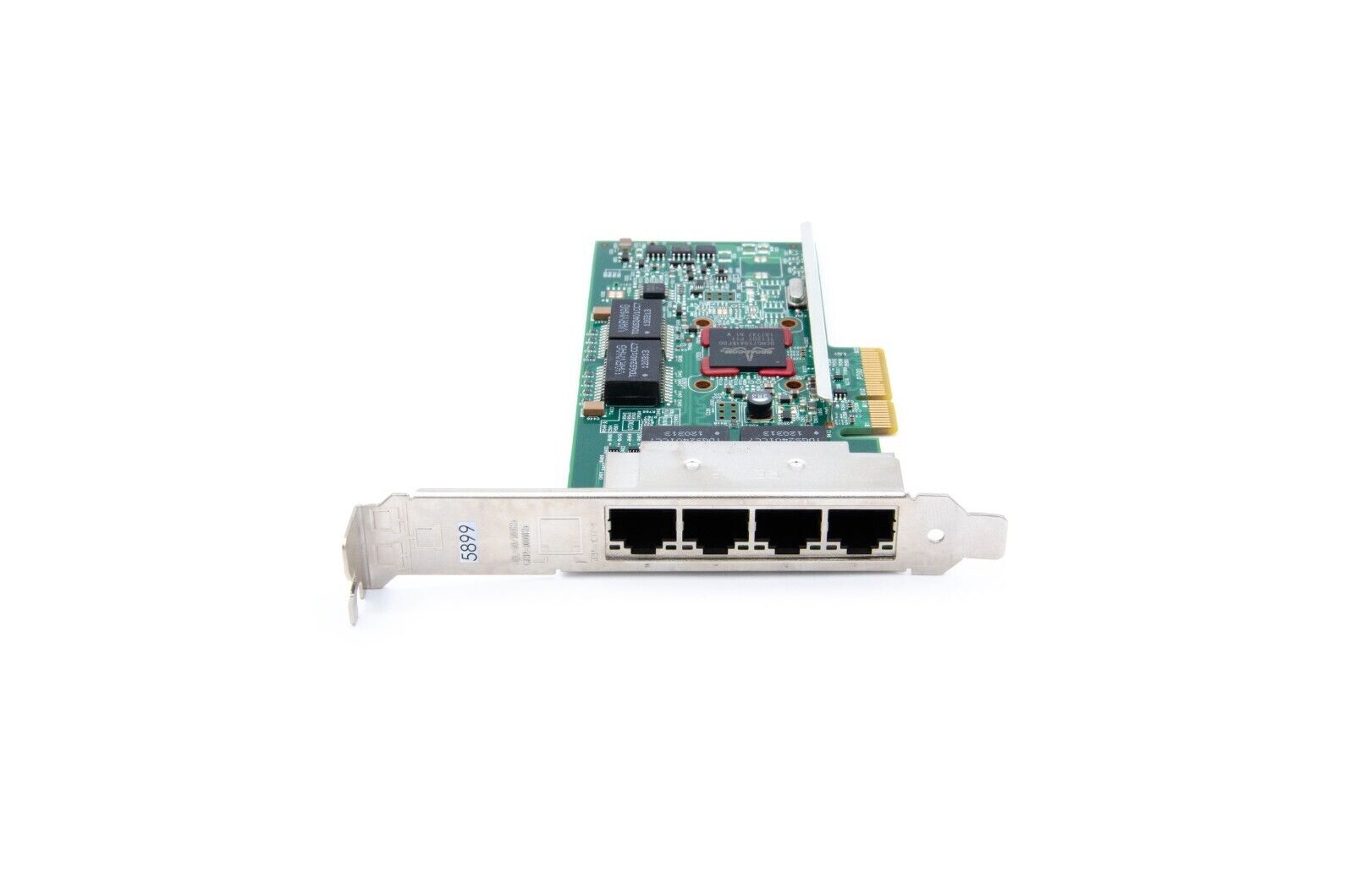 IBM Quad Port RJ-45 1Gbps PCI-E x4 Ethernet Adapter NIC 5899 4P Full Height Bkt