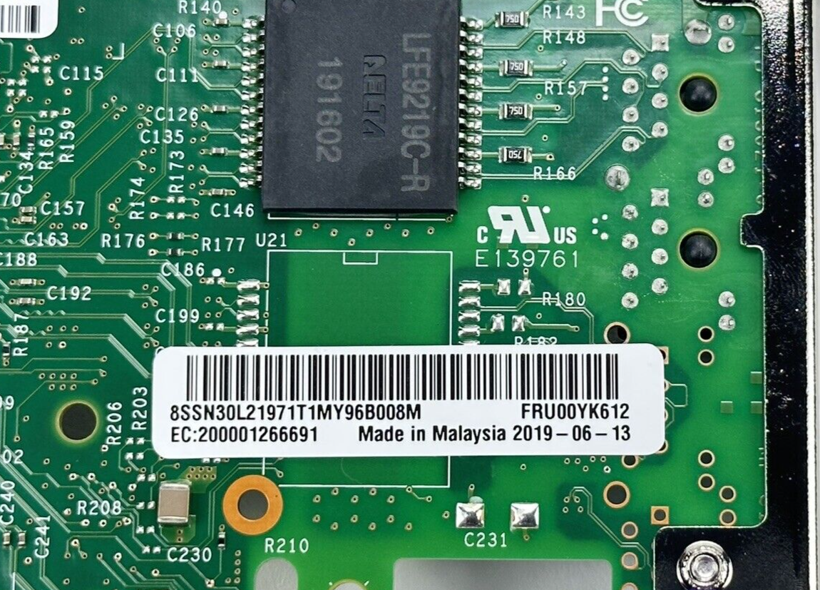 Genuine Lenovo Intel i350-T2 1GbE 2-Port RJ45 Ethernet Adapter NIC LP Low