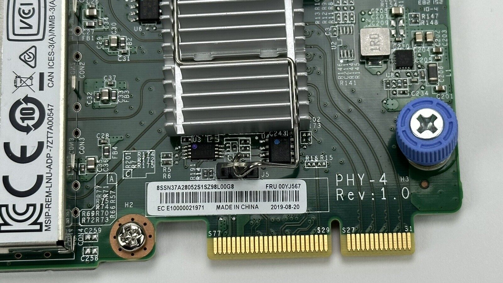 Lenovo ThinkSystem Intel X722 NIC 10GbE 4-Port SFP+ LOM 7ZT7A00547 Adapter