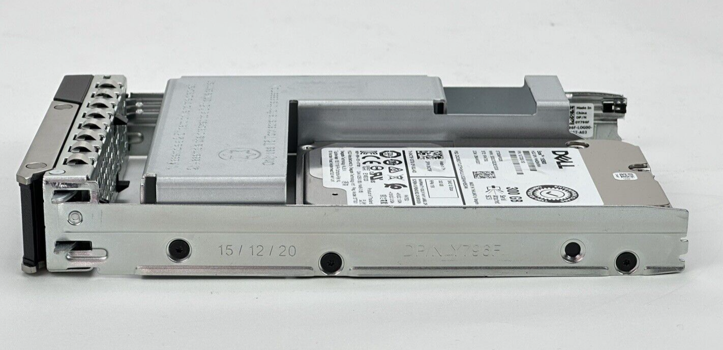 Dell 300GB 15K 12G SAS Server Hard Drive SFF in 14th Generation LFF Tray 3.5