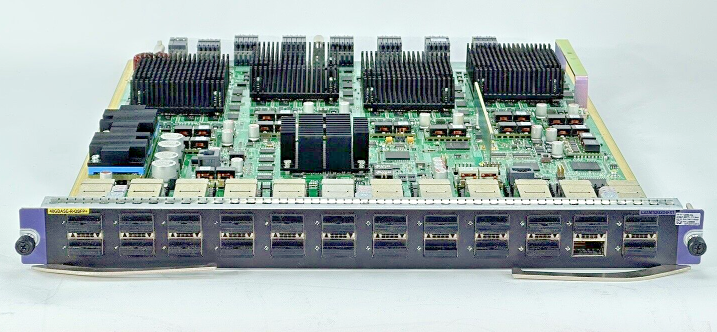 HP/H3C/HPE FF FlexFabric 12900 24p 40GbE QSFP+ FX Module JG889B LSXM1QGS24FX1