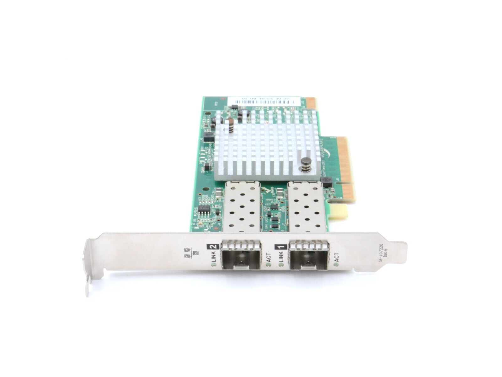 SolarFlare SFN6122F S6102 Dual Port SFP+ 10GbE PCI-e Server Adapter S6102 FH 2P