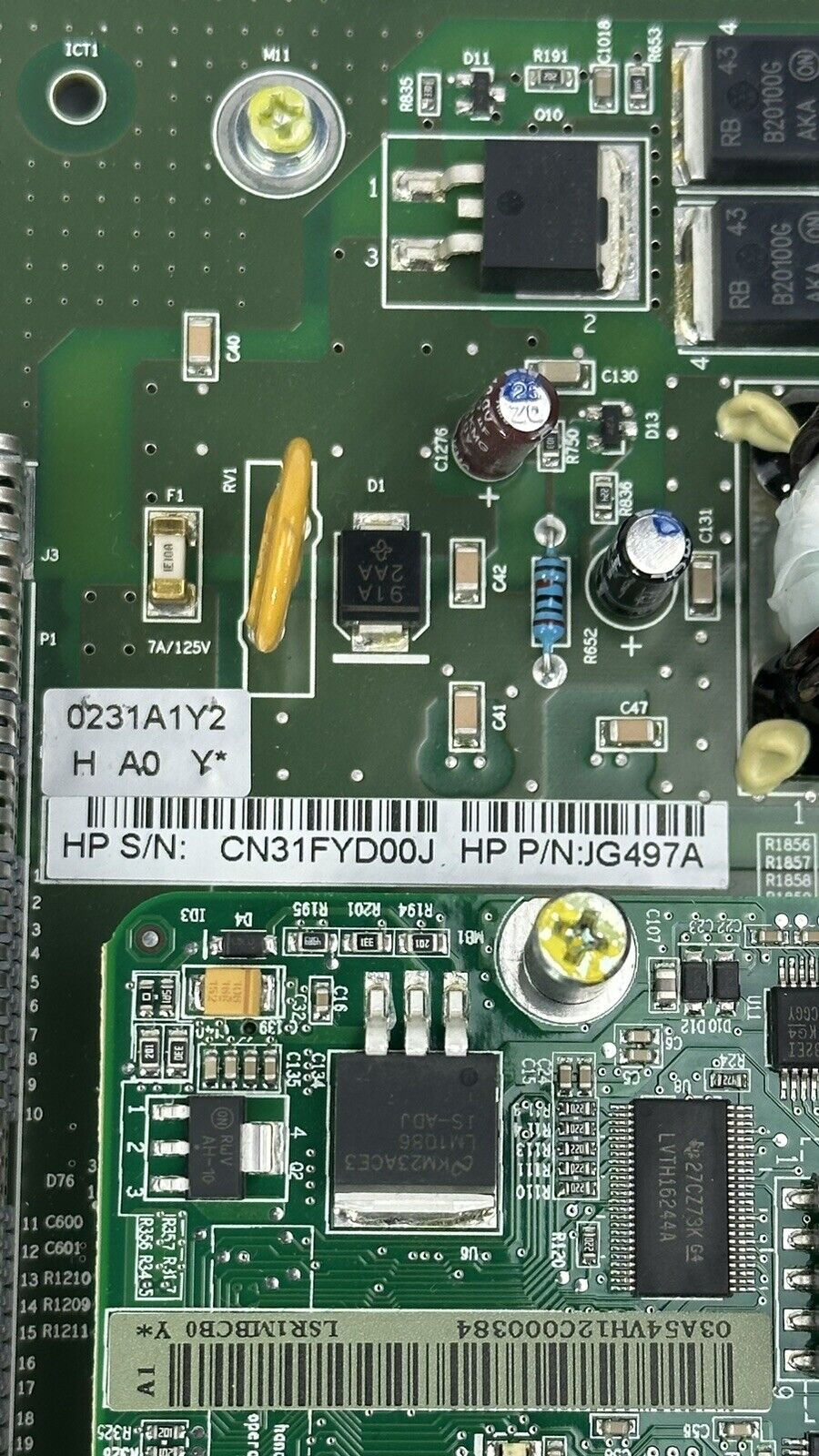 HP/H3C Main Processing Control Unit MPU 12500 12504 Switches 4GB Comware OS