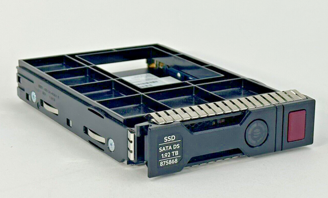 HPE 1.92TB SATA 6G Mixed Use LFF SC SSD 97.8+% 5DWPD 17.6TBW MU G8 G9 G10 DS 3.5