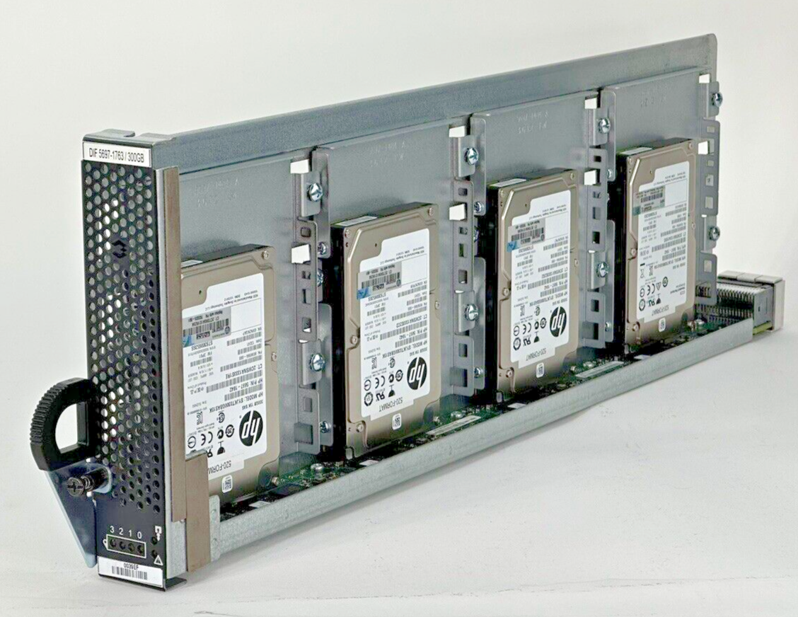 HPE 3PAR Storeserv 10000 4x 300GB 15K SFF 2.5 SAS 6G Drive Magazine 520 Format