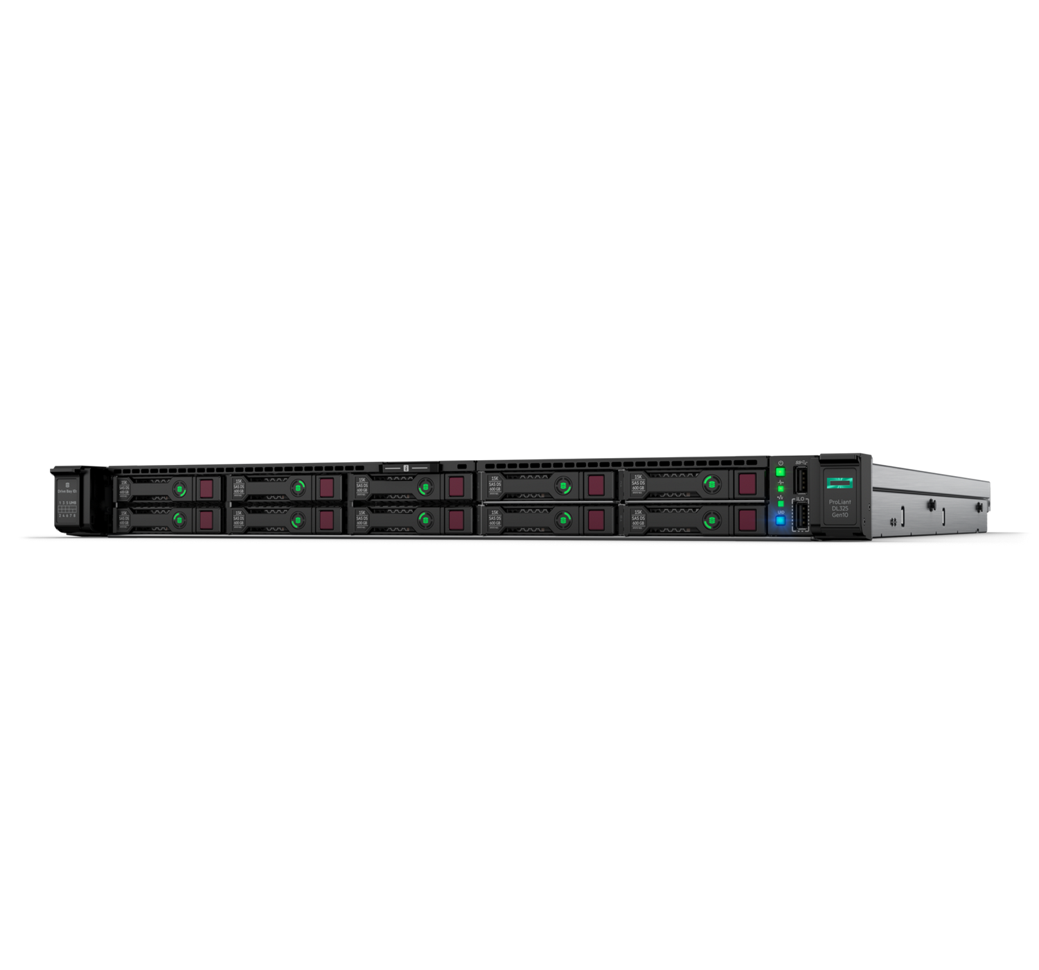 HPE P17200-B21 ProLiant DL325 Gen10 Server EPYC 7262 8-core 16GB RAM 8x SFF 500W PSU P408i-a