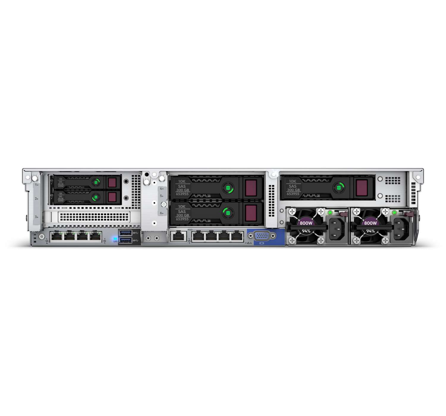 HPE DL385 ProLiant Gen10 2x 32 Core EPYC 7452 256GB-32 24x SFF 800W PSU P408i-a