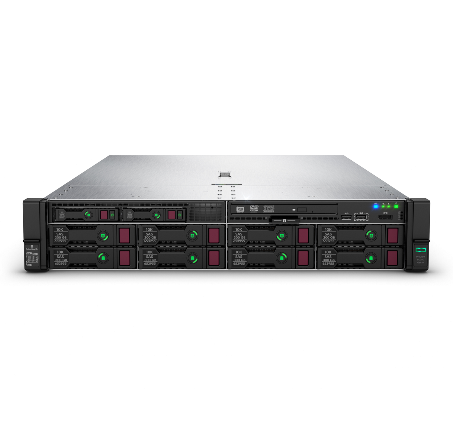 HPE DL385 ProLiant Gen10 2x 32 Core EPYC 7452 256GB-32 24x SFF 800W PSU P408i-a