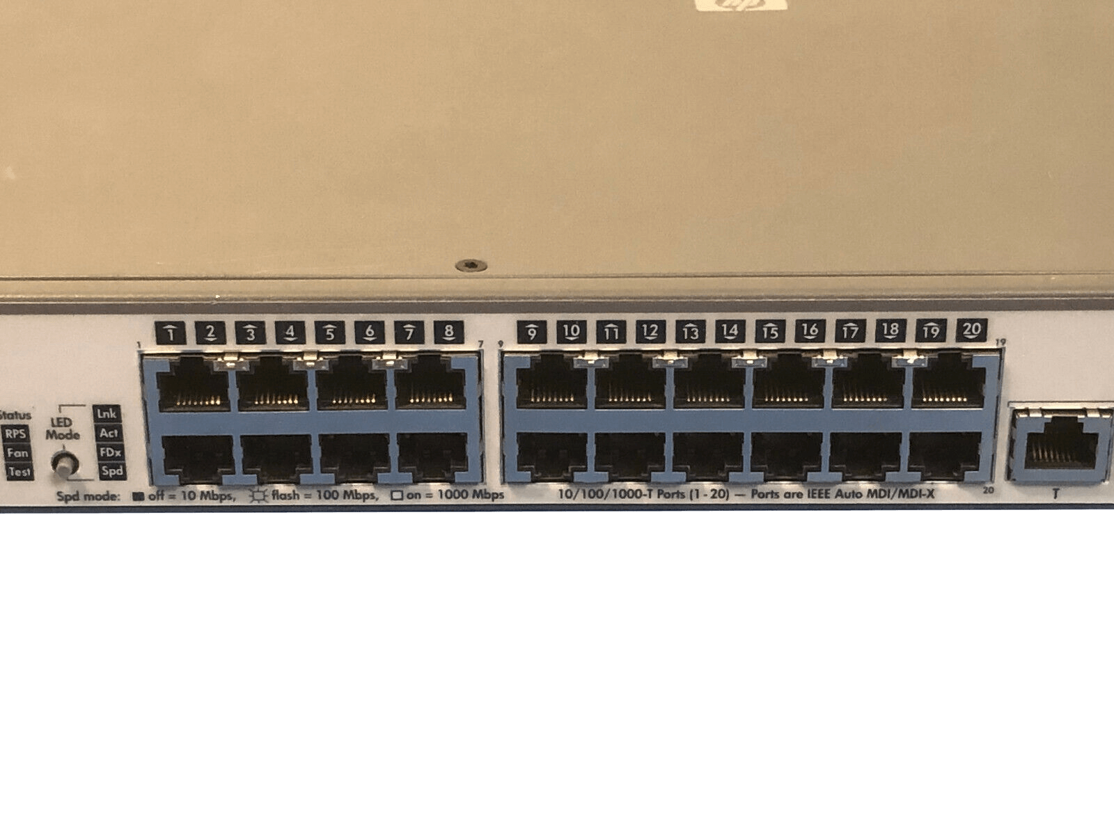 HP ProCurve Gigabit 1GbE Switch 2824 J4903A 24x RJ-45 Ports 10/100/1000.