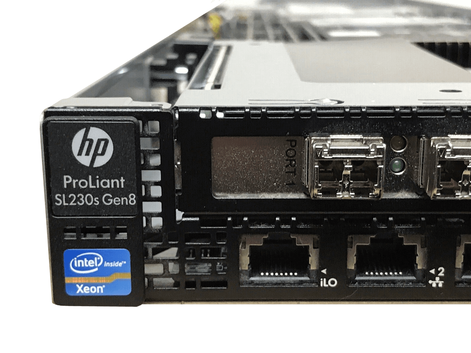 HP ProLiant S6500 8x SL230s 16x E5-2650V2 1024GB 16x 200GB SSD 10Gb NIC 8Gb FC.