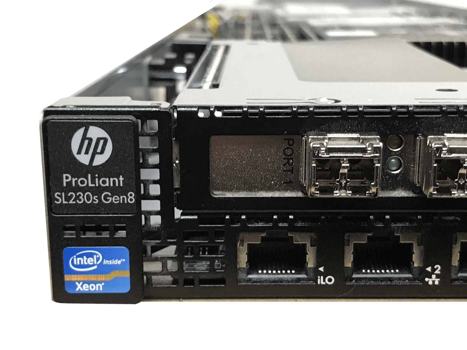 HP ProLiant S6500 8x SL230s 16x E5-2650V2 512GB 16x 200GB SSD 10Gb NIC 8Gb FC.