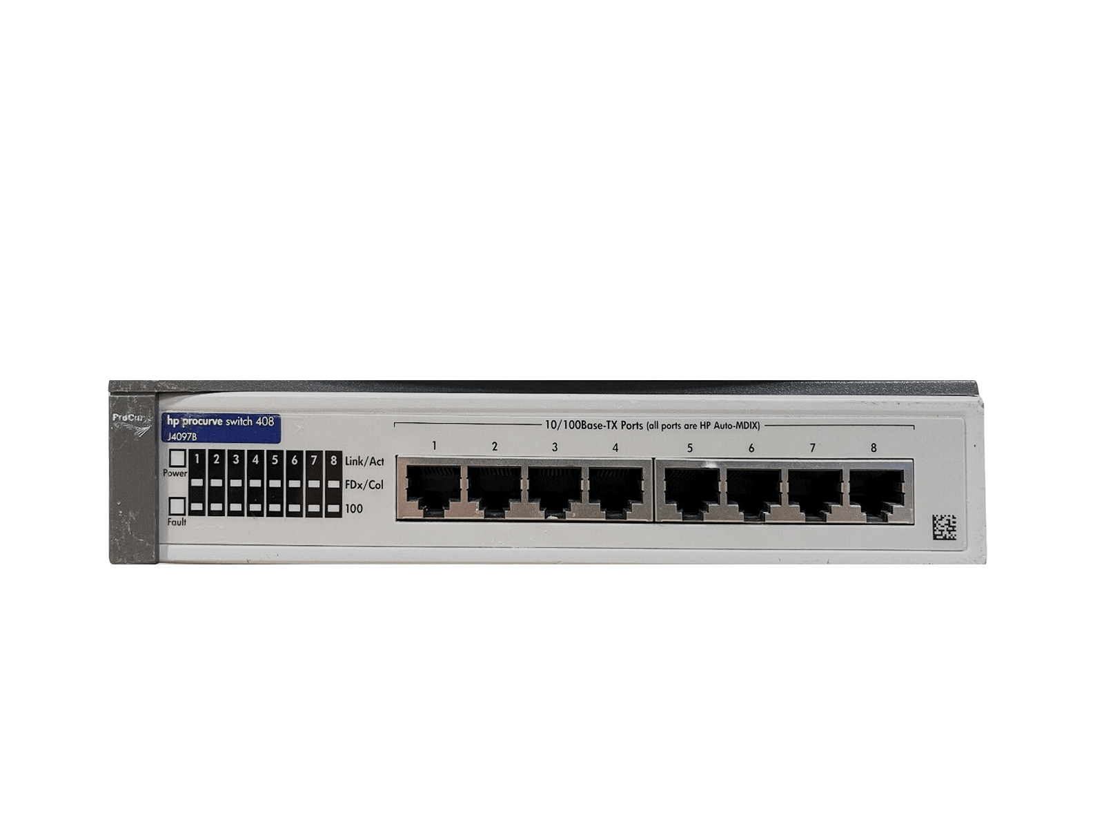 Lot of 4 HP ProCurve Switch 408 8 Port 10/100 RJ45 Fast Ethernet Switc