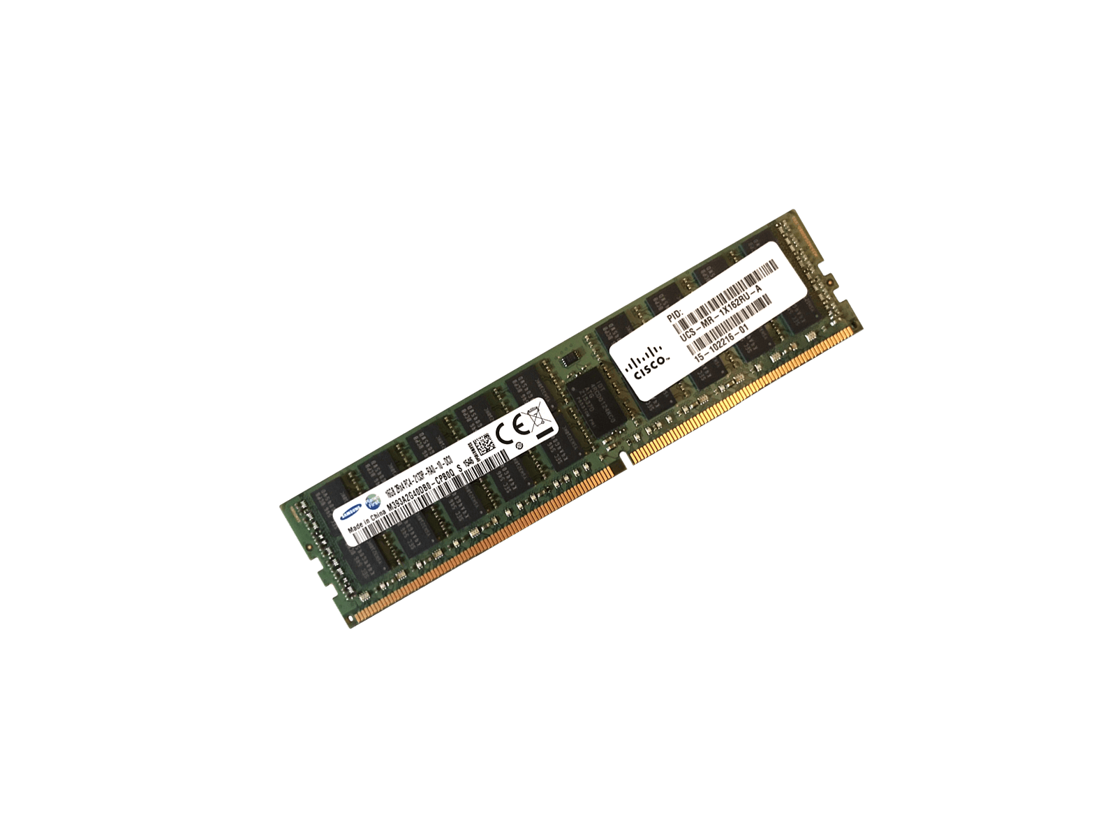 Cisco UCS-MR-1X162RU-A 1x16GB Dual Rank x4 DDR4 2133MHz RDIMM ECC CL15 Ram Memory