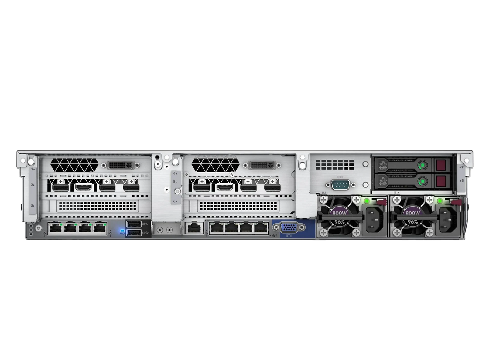 HPE ProLiant DL385 Gen10 Server EPYC 7452 32-core 16GB RAM 24x SFF 800W PSU P408i-a