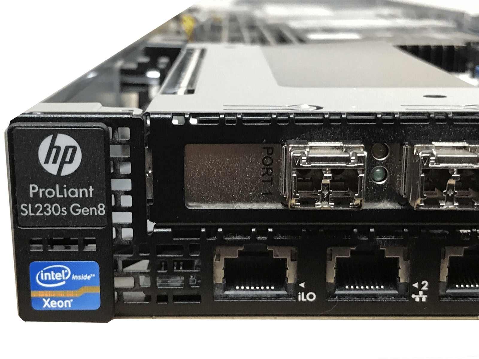 HP ProLiant S6500 8x SL230s 16x E5-2660 8x 128GB 16x 200GB SSD 10Gb NIC 8Gb FC.