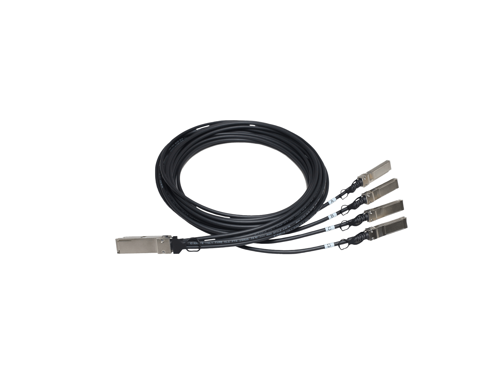 HP JG331A HPE FlexNetwork X240 40G QSFP+ to 4x 10G SFP+ 5M Splitter Cable 4X10G.