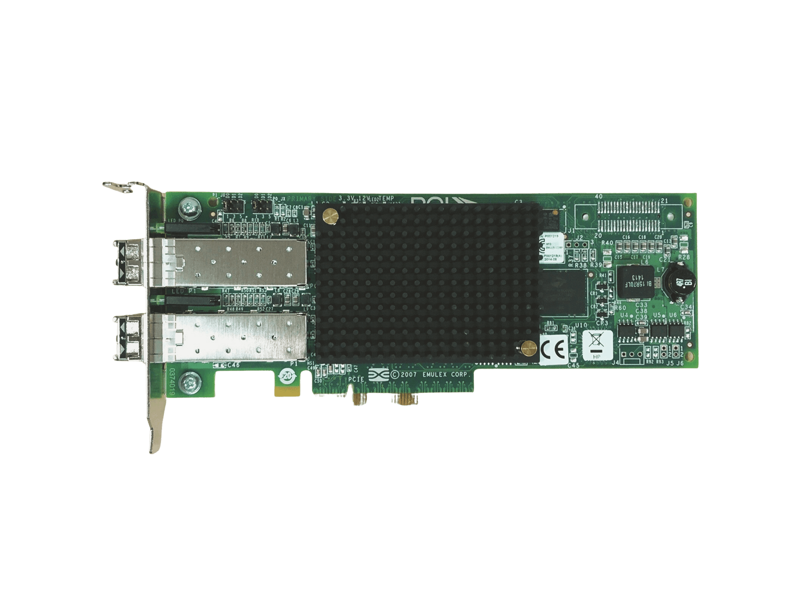 HP 8Gb PCI-e FC HBA Emulex LPE12002 StorageWorks HPE 2x SFP Transceivers LP.