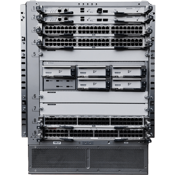 Cisco Nexus N7K-C7009 Chassis No SUPs No Switch Modules 2x AC-7.5KW 5x