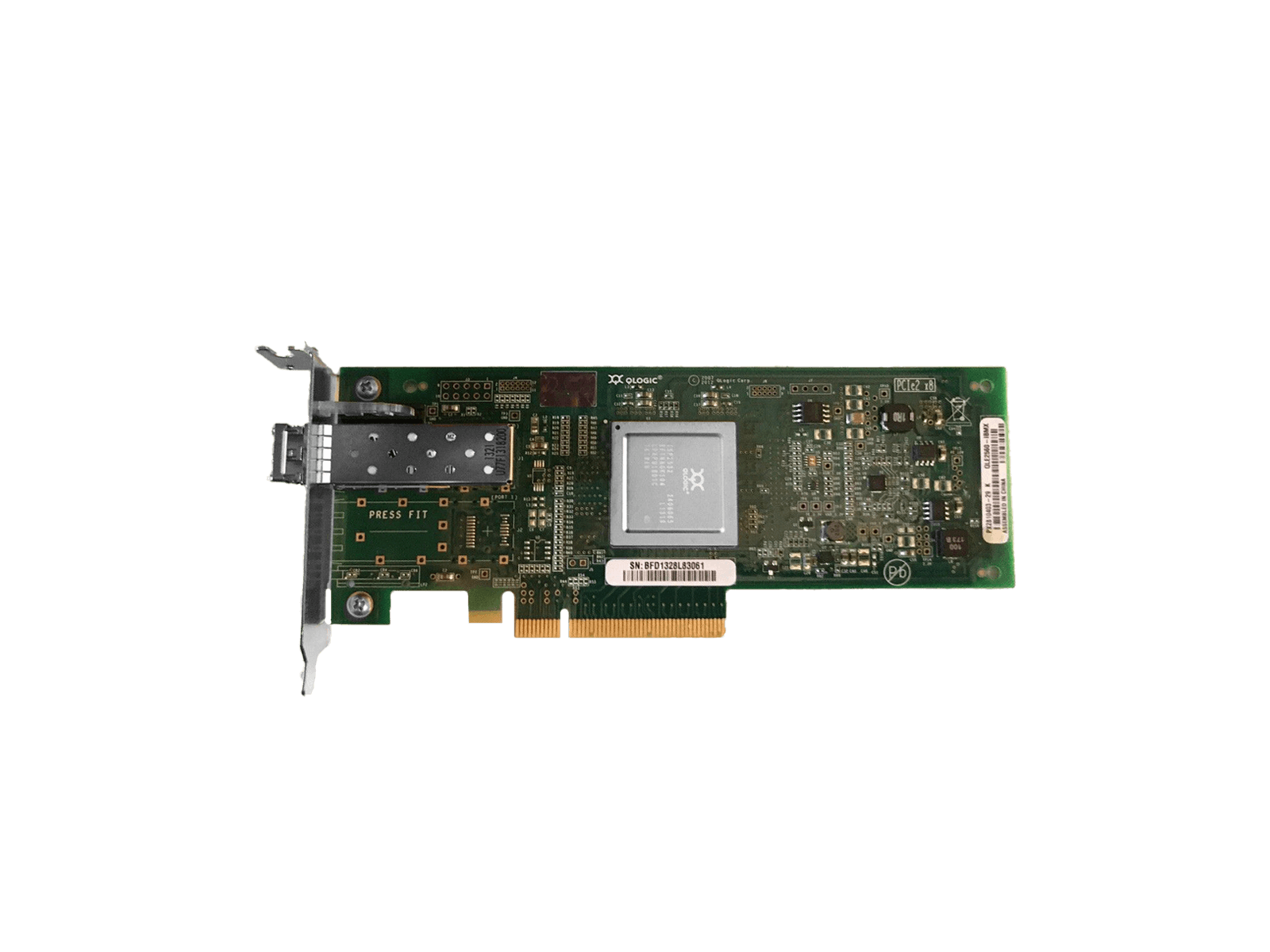 QLE2560-IBM QLogic SanBlade 8Gb FC Single Port PCI-e HBA LP  1x 8Gb Transceiver PX2810403-29.