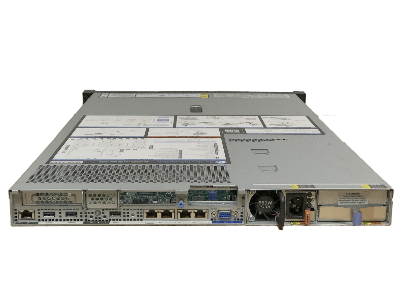 IBM x3550 M5 Server E5-2620V3 32GB 8x SFF M5210 1GB 1x 550W PSU Adv LED Panel.