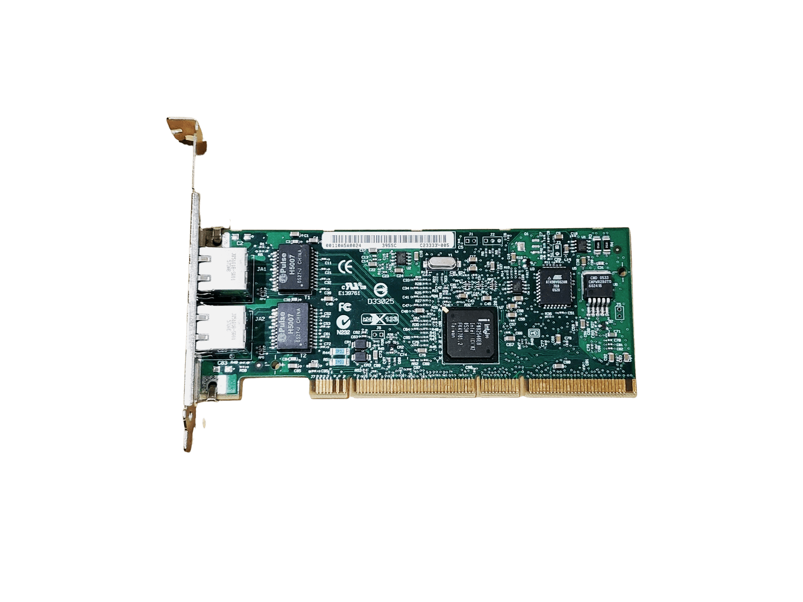 HP NC7170 Dual Port PCI-X 10 100 1000 Gigabit Adapter Card NIC RJ45 Full Height.
