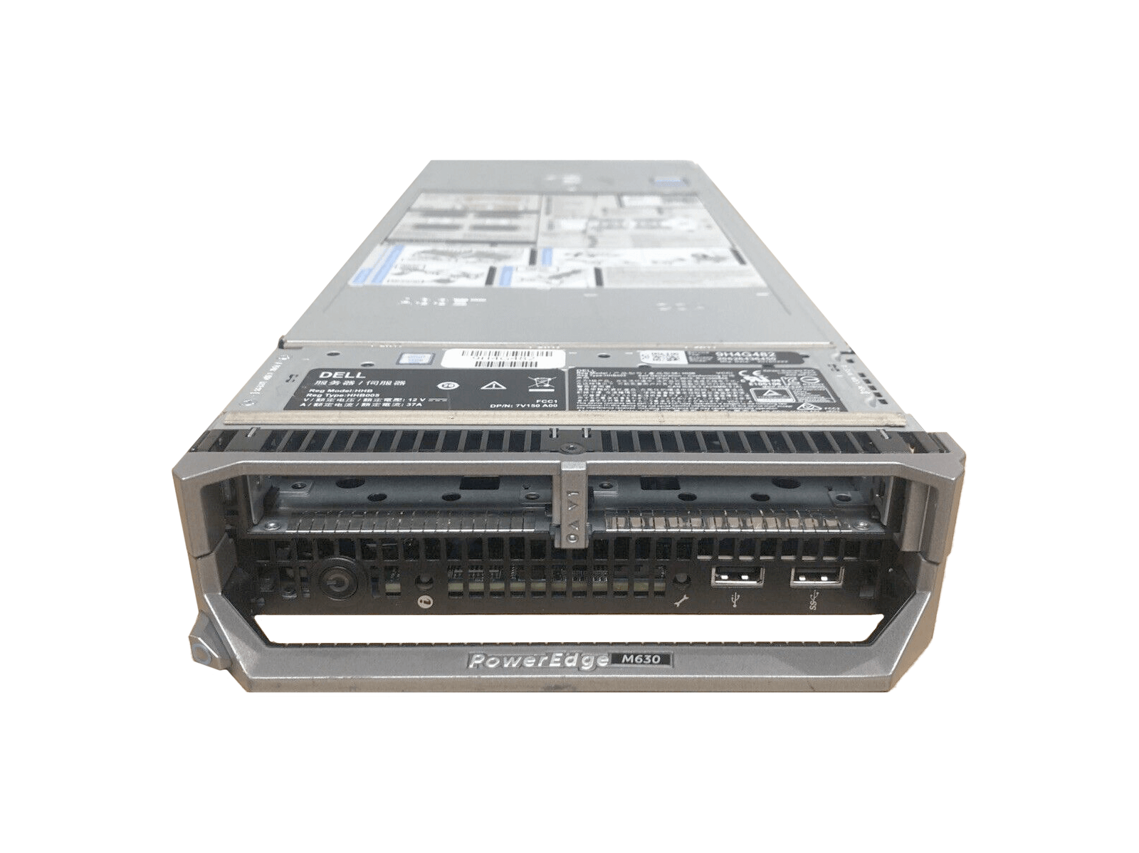 Dell PowerEdge M630 Blade Server Two E5-2640V3 2.6GHz 16C 32GB H730 2x Trays SFF.