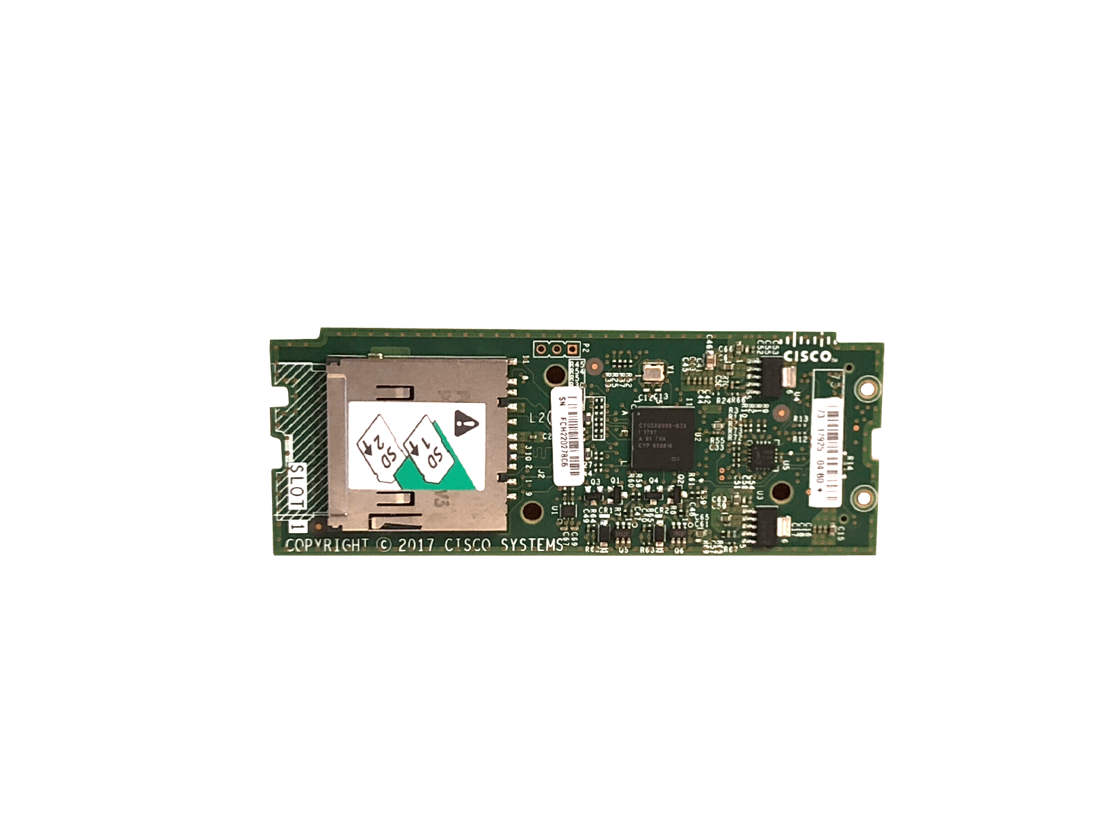 Cisco Dual SD Card Module UCS-MSTOR-SD Reader UCS B200 C220 C240 C125 M5 Servers.