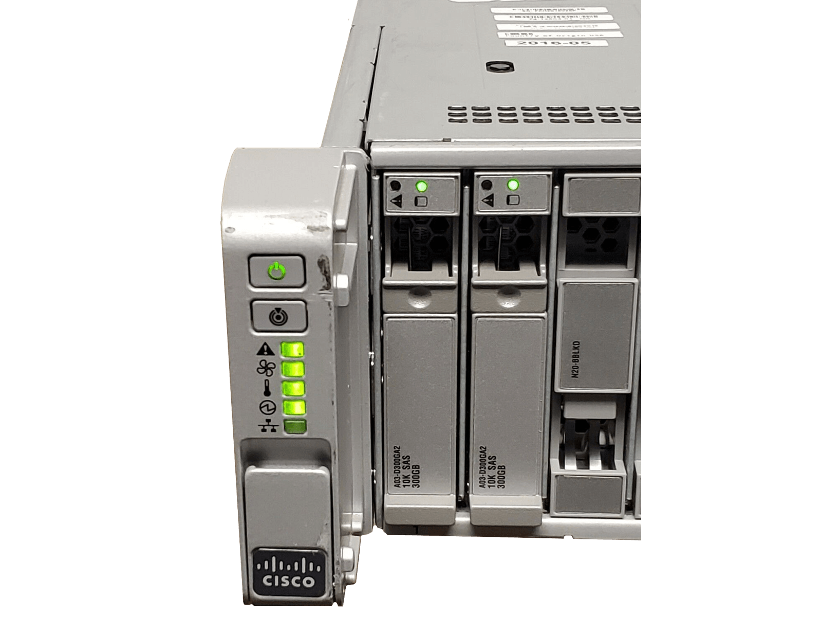 Cisco UCS C240 M4 Server 24-bay SFF 2x E5-2640V3 2.6GHz 8-core 256GB Memory 2x1400W PSU