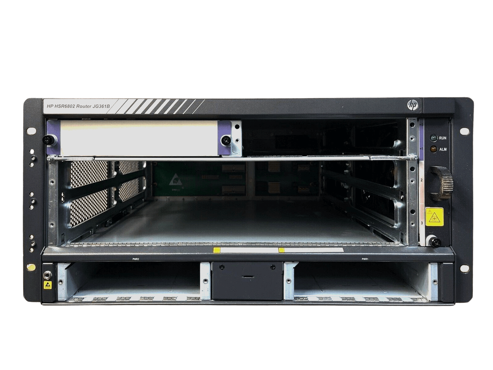 HPE JG361B FlexNetwork HSR6802 Router Chassis with Fan Module.