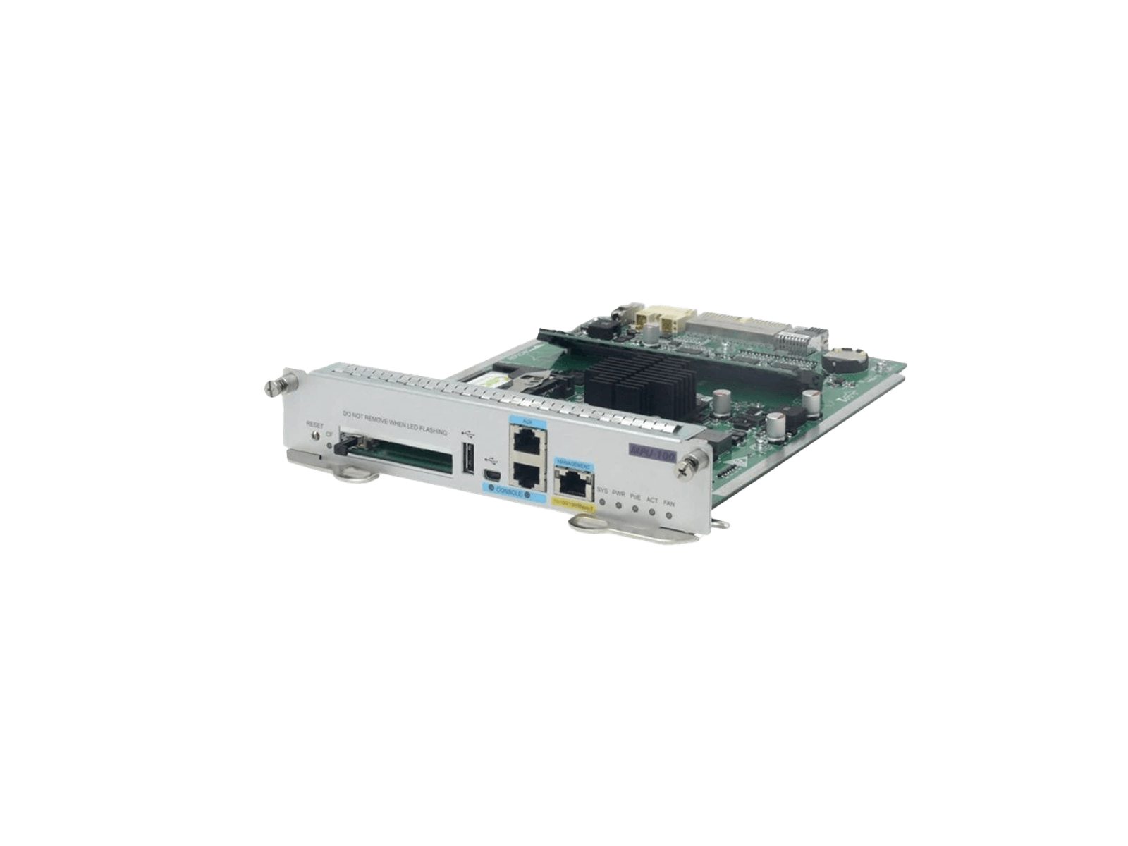 HPE JG412A FlexNetwork MSR4000 MPU-100 Main Processing Unit w/ Compact Flash Card Slot.