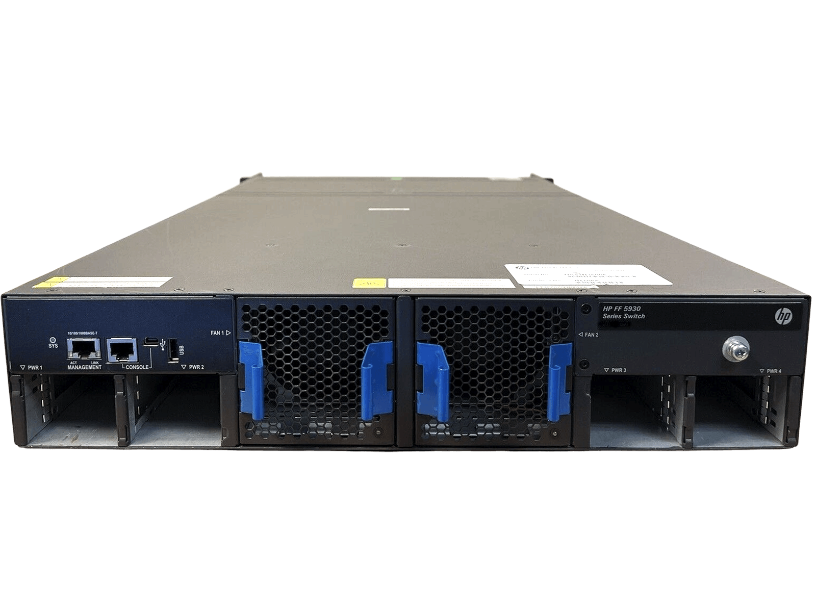 HPE JH179A FlexFabric 5930 4-slot Switch Chassis 2x Fan up to 32x 40GE 96x 1/10GbE L3.
