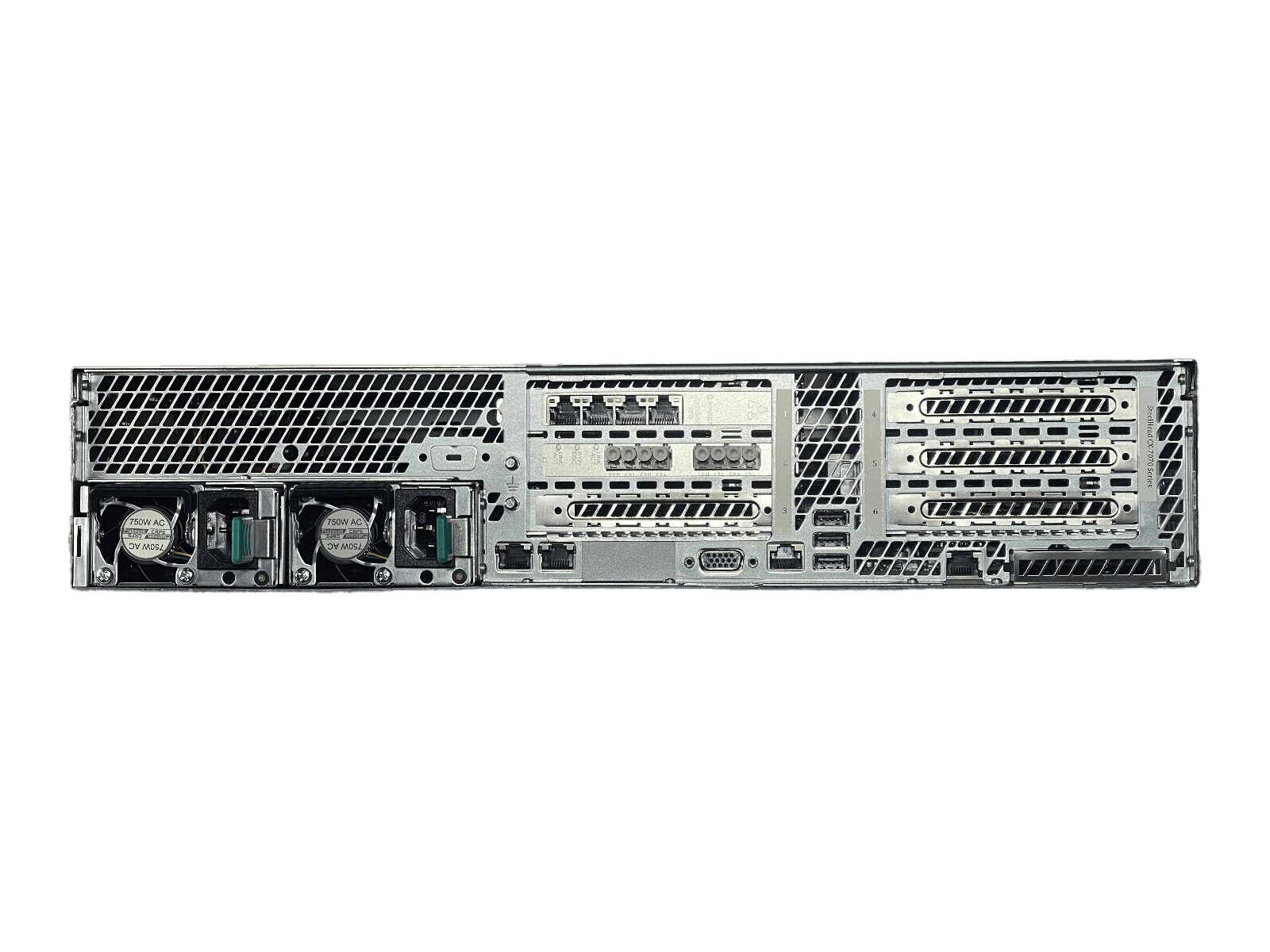 Riverbed SteelHead CX 7070 WAN Optimizer 622 Mbps L Spec License PSU Rails RB100-00275-02 U.