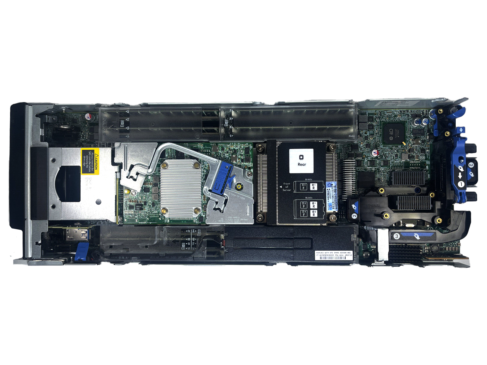 HPE 727021-B21 BL460c Gen9 Blade Server 2SFF 2x E5-2650v3 128GB P244br 630FLB 10GbУ