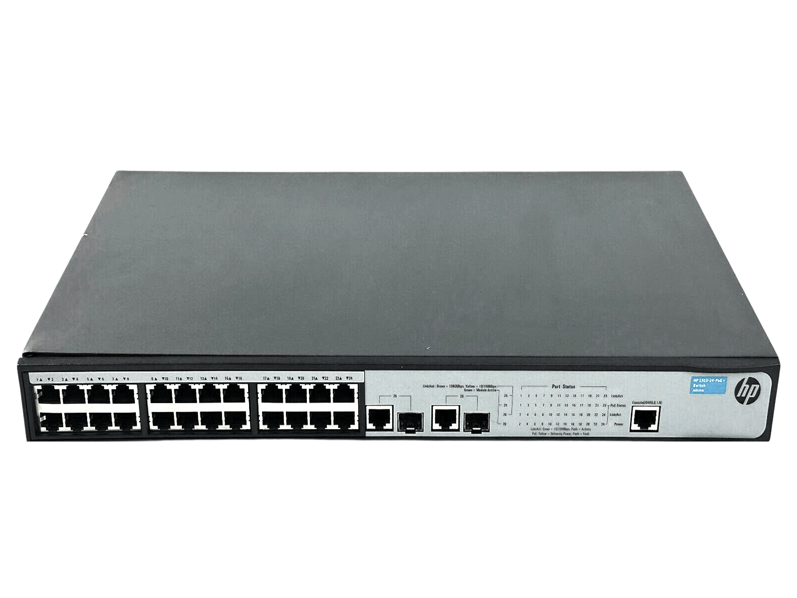 HPE JG539A OfficeConnect 1910 24 x RJ45 10/100 PoE+ Ports 2x SFP Ethernet Switch.