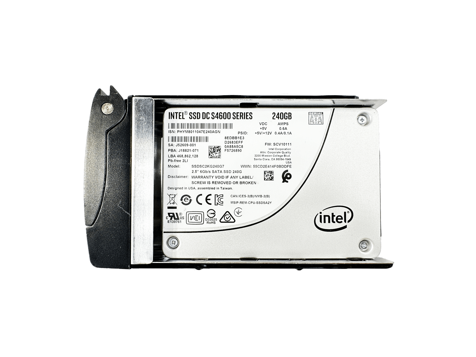 Intel SSDSC2KG240G7 240GB SATA 6Gb/s 2.5" SFF TLC SSD Solid State Drive