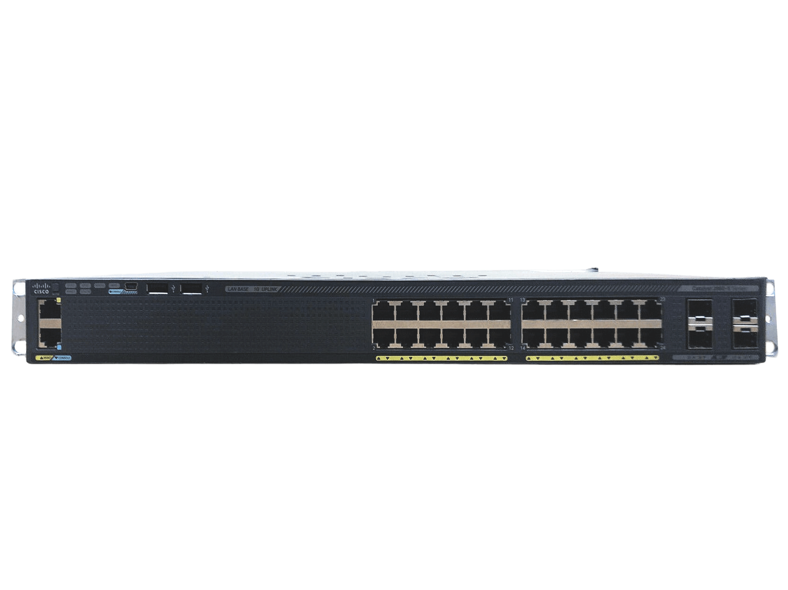 Cisco WS-C2960X-24TS-L Ethernet Switch 24x 10/100/1000 Gigabit ports 1U 4x SFP.
