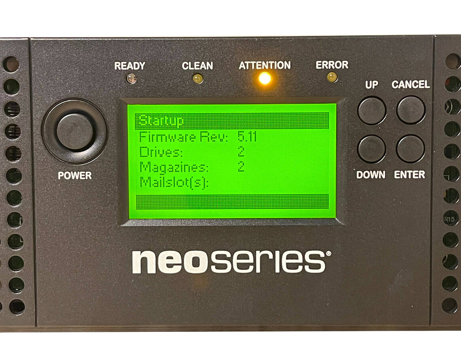 Overland Tandberg T24 NEO Series 24 Slot LTO Tape Robotic Autoloader Library.