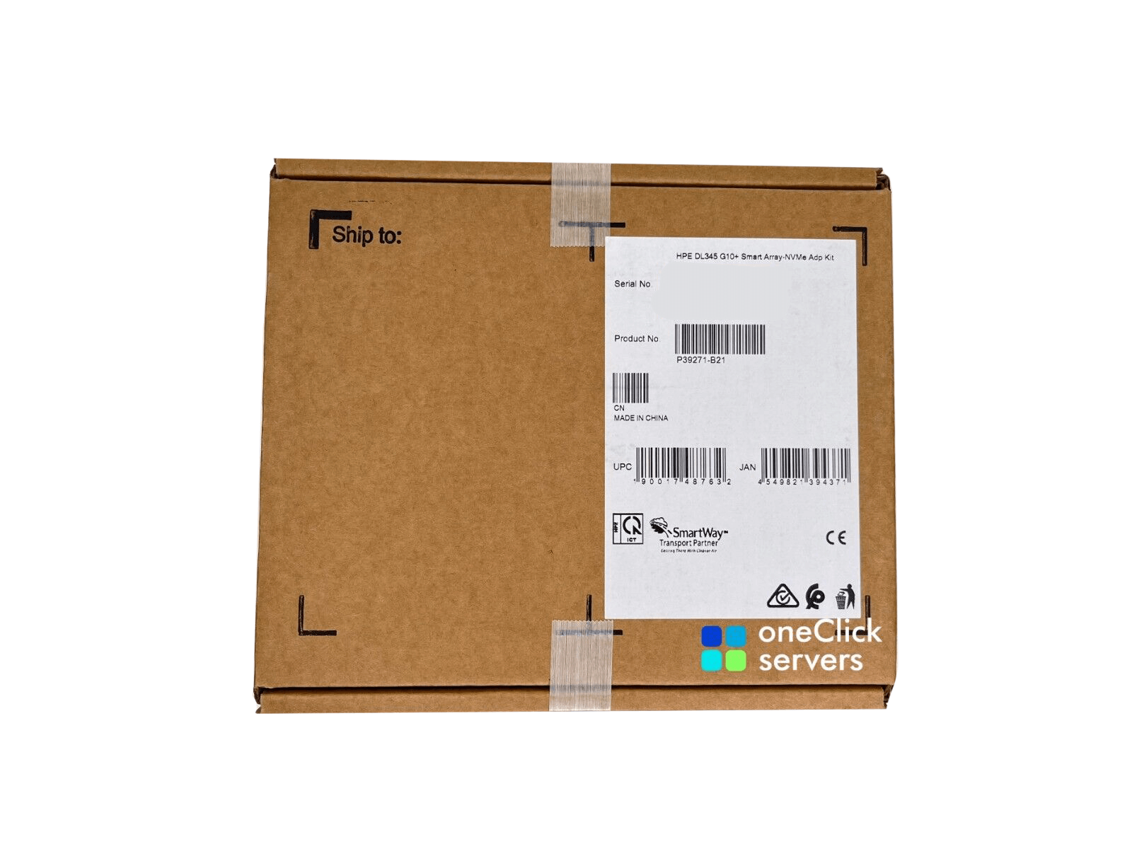 HPE ProLiant DL345 Gen10 Plus Smart Array to NVMe Adapter Kit AROC P39271-B21