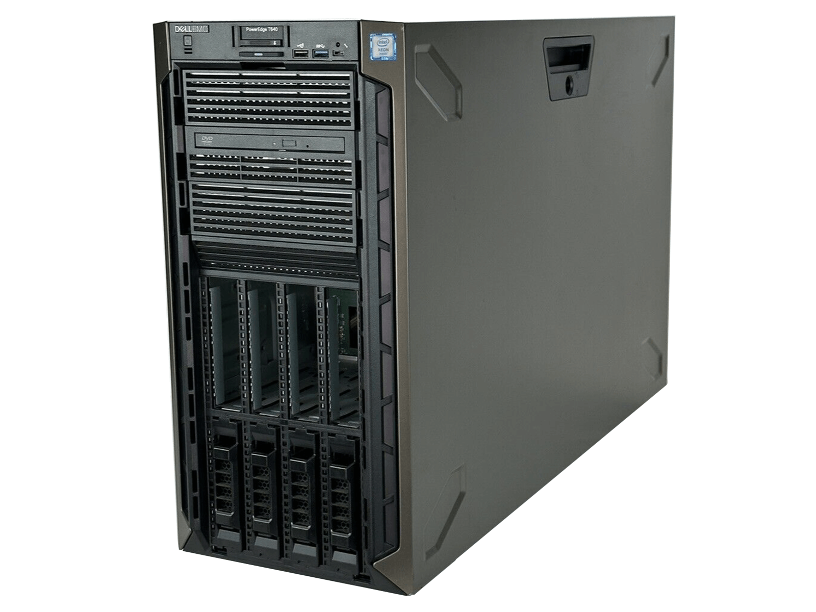 Dell T640 Tower Server 8x LFF Xeon 4112 32GB RAM PERC H740P 3.5 2x 750W PSU.