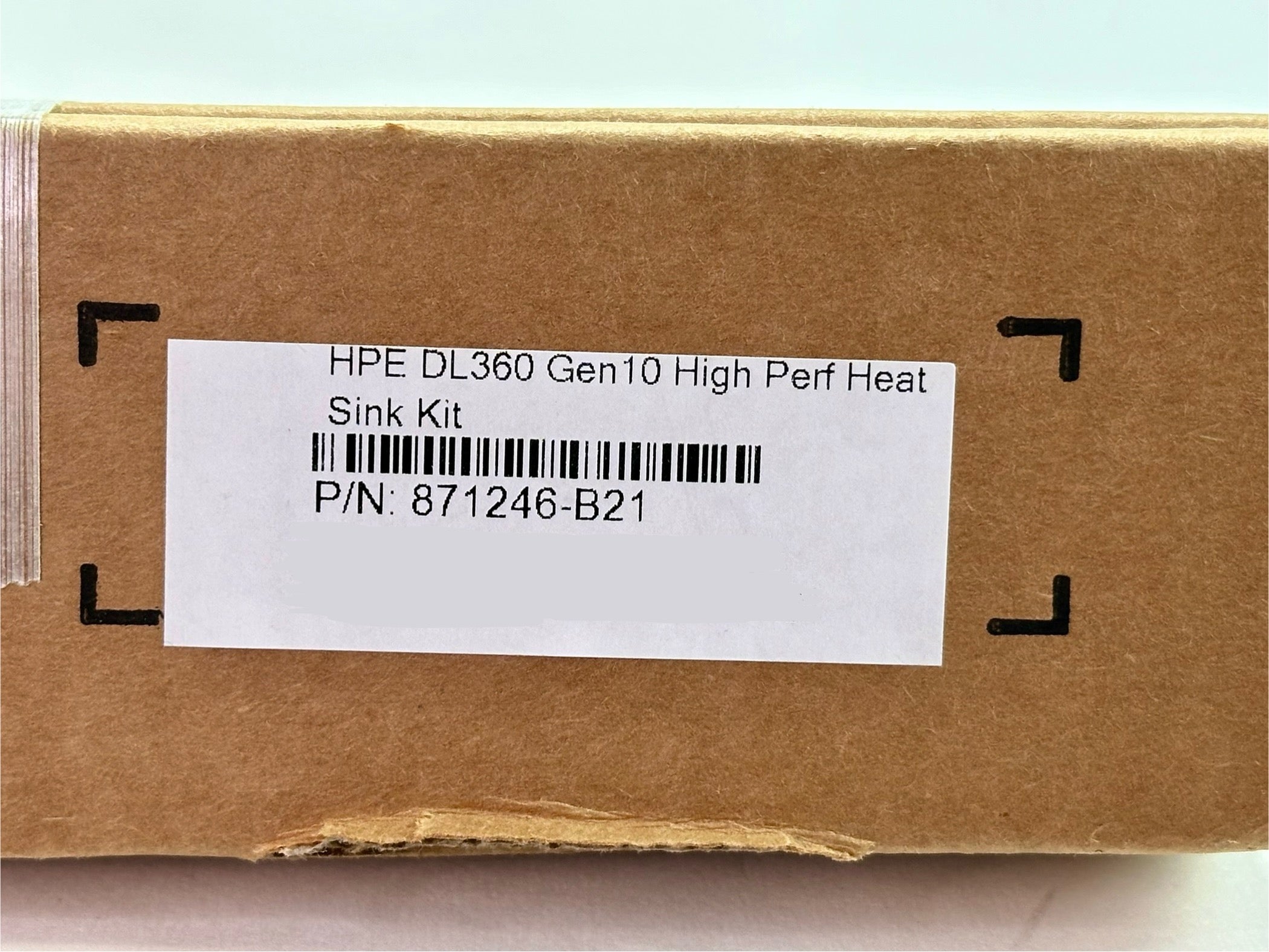 HPE 871246-B21 DL360 Gen10 High Performance Heat Sink Kit (Contains 2x HeatSink)