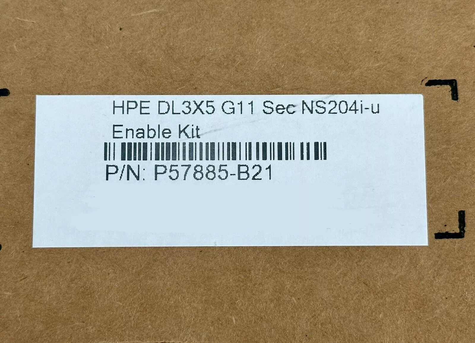 HPE DL3X5 Gen11 Secondary NS204i-u NVME Boot Device Enablement Kit P57885-B21
