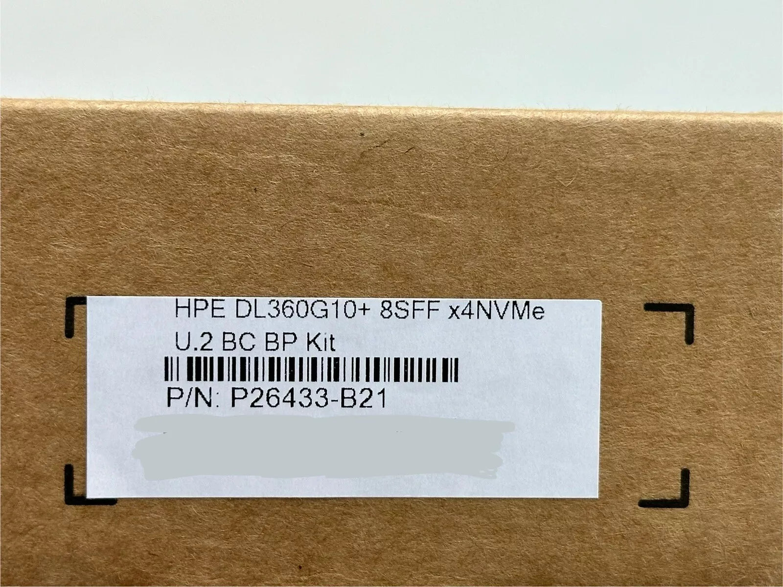 HPE ProLiant DL360 Gen10+ Plus 8SFF x4 NVMe 16G U.2 Backplane Kit P26433-B21