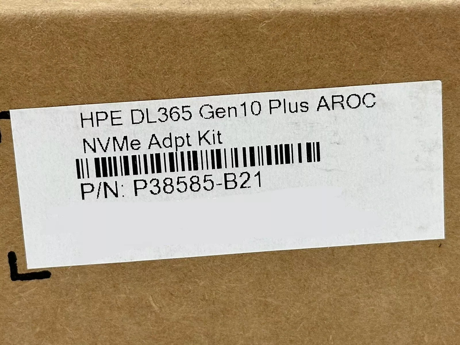 HPE ProLiant DL360 DL365 Gen10+Plus AROC to NVMe Adapter Kit P38585-B21