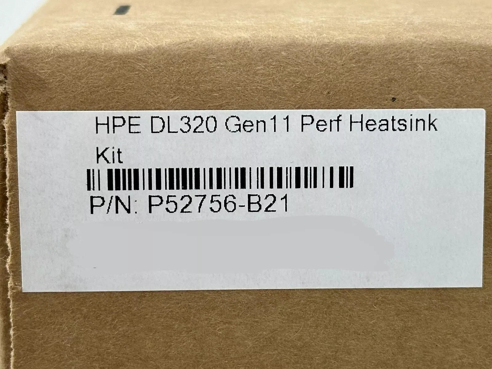 HPE ProLiant DL320 Gen11 1U Intel Performance Heatsink P52756-B21