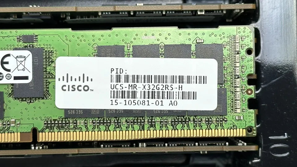Cisco 1x 32GB UCS-MR-X32G2RS-H 2Rx4 PC4-2666V DDR4-2666V ECC Reg Memory RAM