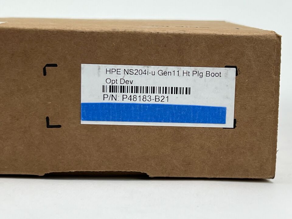 HPE P48183-B21 NS204i-u Gen11 Hot Plug w/ 2x NVMe 480GB Boot Storage Device RAID