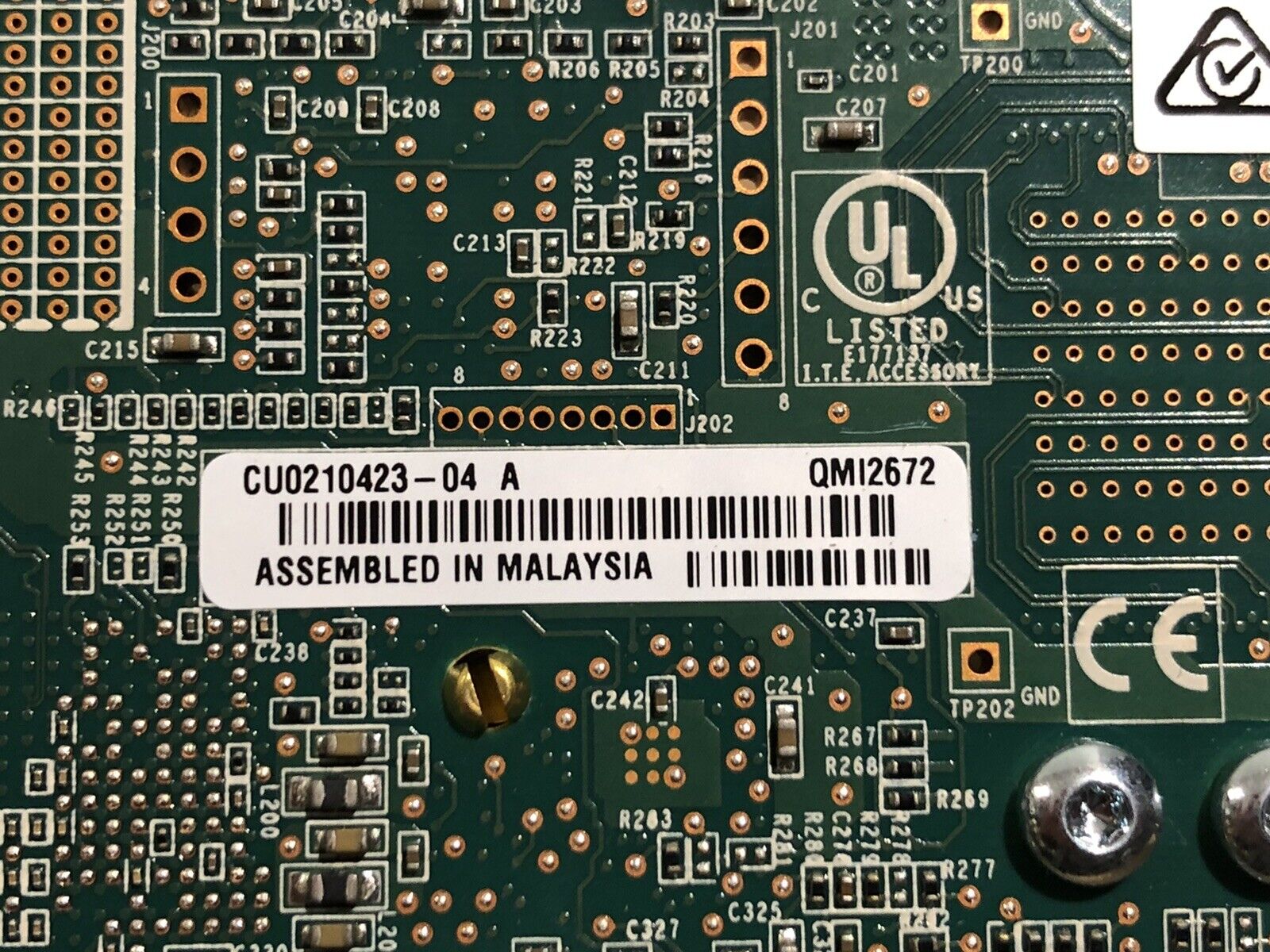 Lenovo IBM Flex System FC5172 QMI2672 2-Port 16Gb FC Network Adapter.
