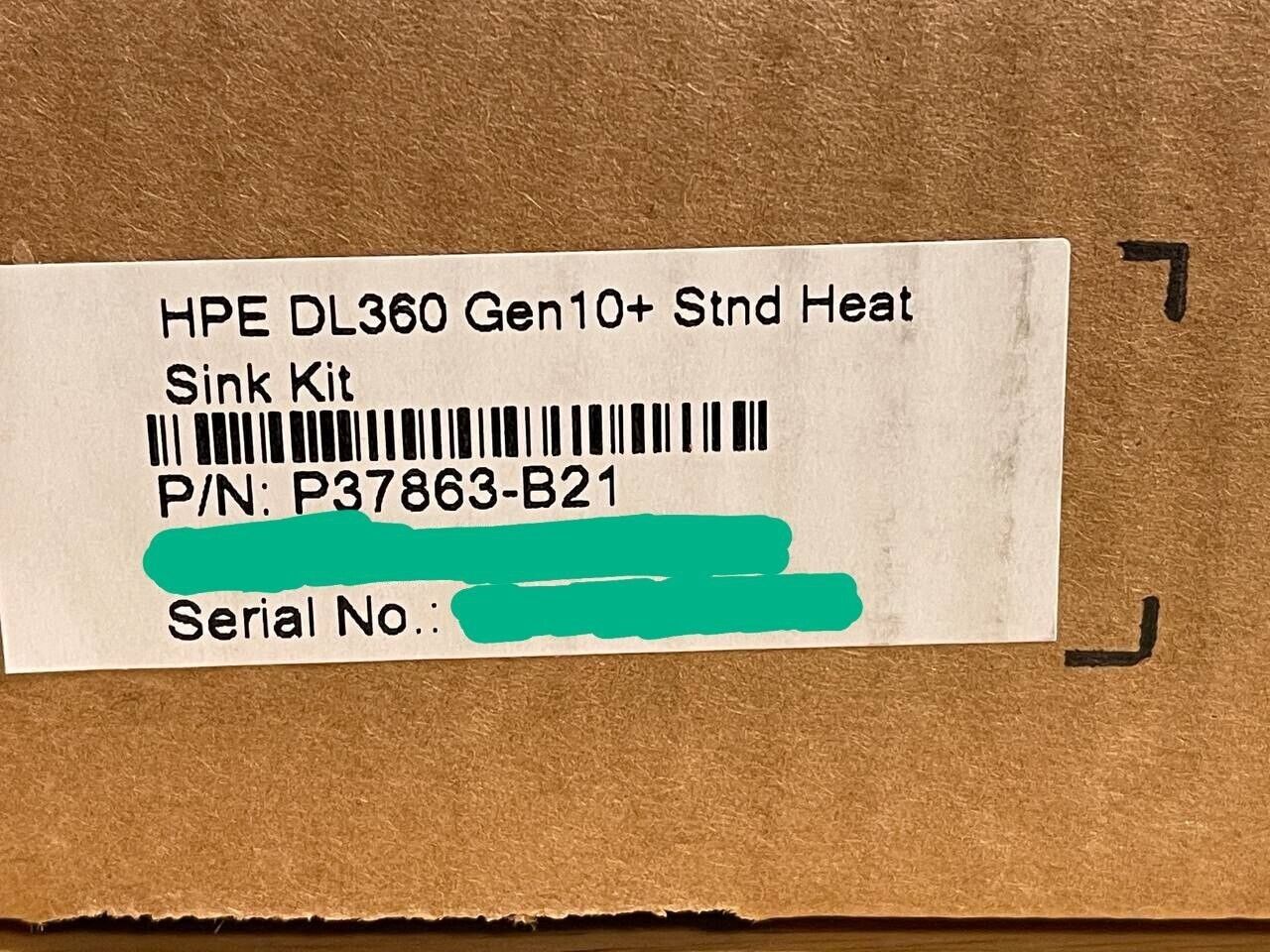 P37863-B21 HPE Proliant DL360 Gen10 Plus Standard Heat Sink Kit (Contains 1x HeatSink).